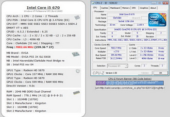 Intel core i 5-670 7ghz